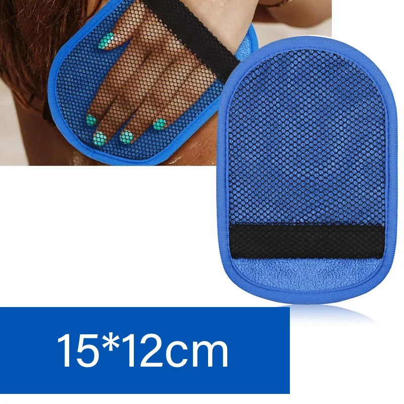 Beach Sand Remover Mitt – Soft Microfiber Sand-Off Pad for Adults & Kids