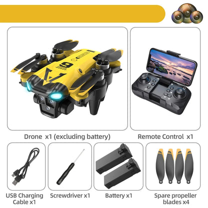 B9 Pro RC Drone with 4K Dual HD Camera – Foldable WiFi FPV Quadcopter with Optical Flow & Altitude Hold