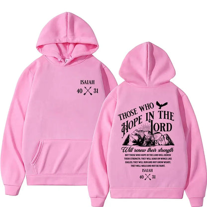 Y2K Jesus Letters Print Hoodie – Fleece Warm Streetwear Sweatshirt