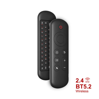 MRSVI M5 Air Mouse Remote Control – 2.4G & Bluetooth Wireless Keyboard with 7-Color Backlit & Gyroscope for Android TV Box & PC