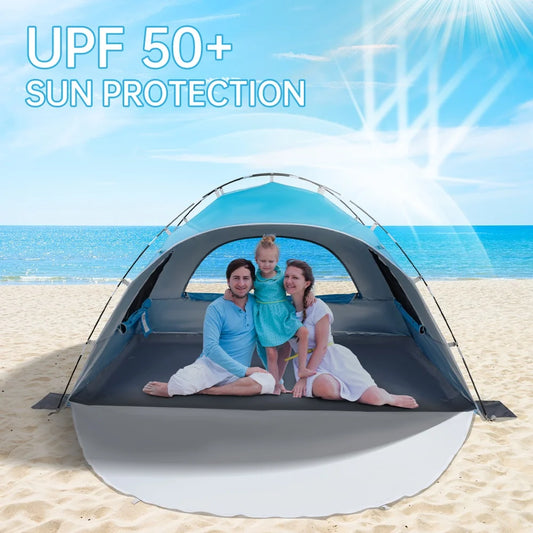 Night Cat Beach Tent – Shade Shelter for 2–4 People