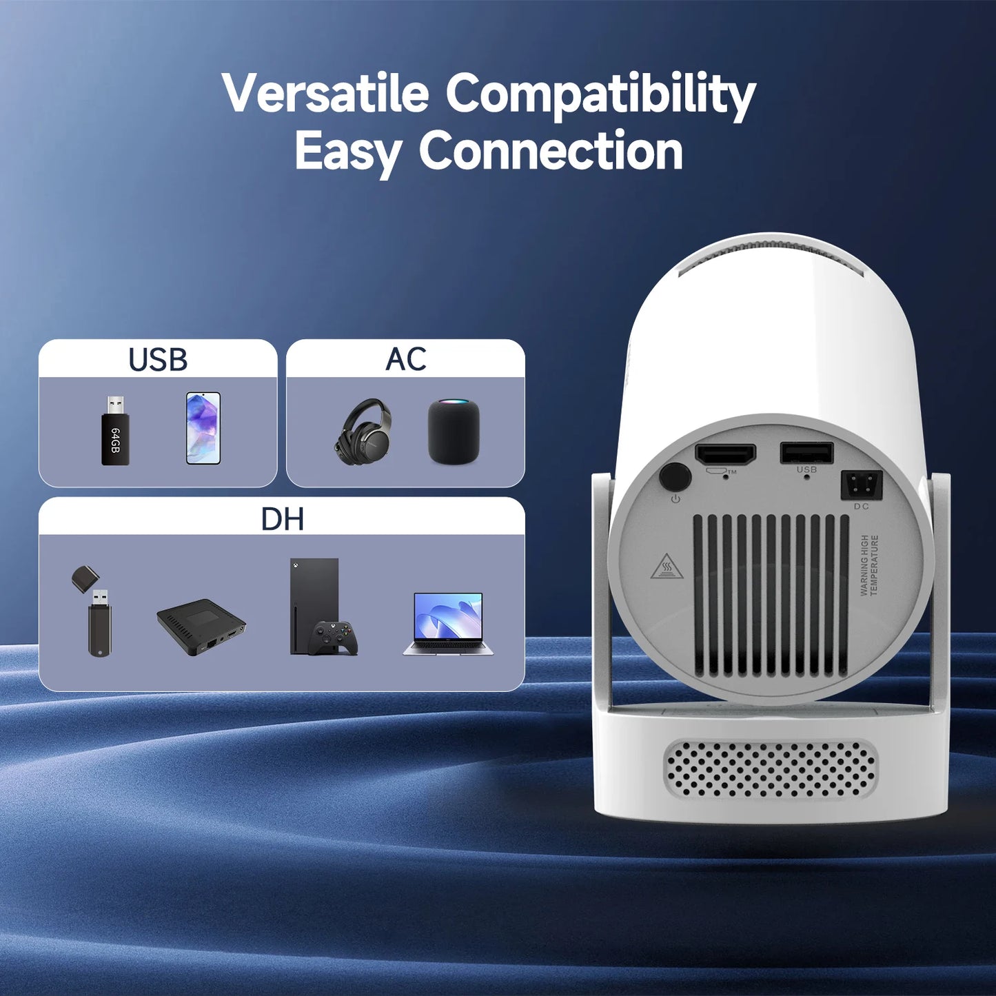 Magcubic HY300 Pro+ Portable Smart Projector