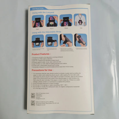 Waterproof Phone Pouch & Adjustable Armband