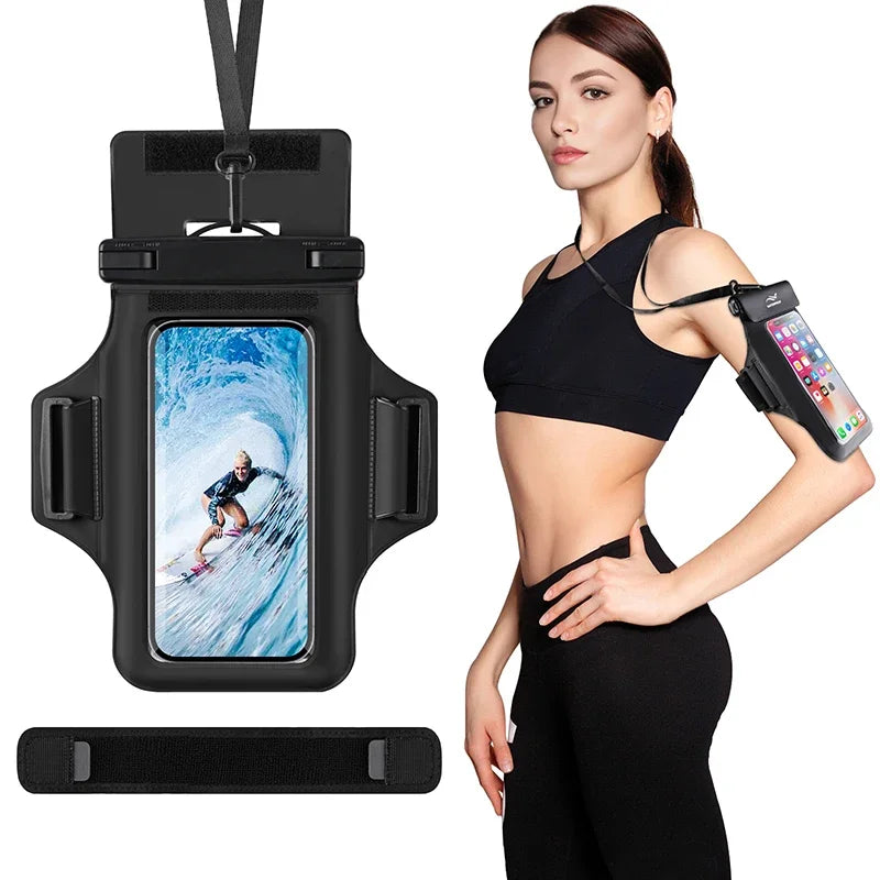 Waterproof Phone Pouch & Adjustable Armband