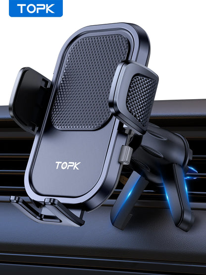 Car Phone Mount/Holder – Air Vent Mount, 360° Rotation, One-Hand Operation