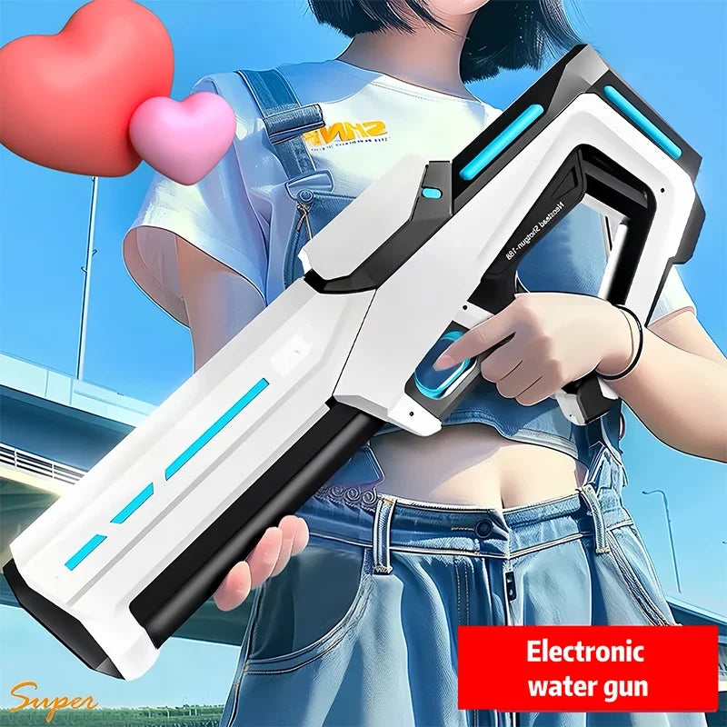 Electric Auto Water Pistol – Self-Filling Soaker Gun for Kids & Adults