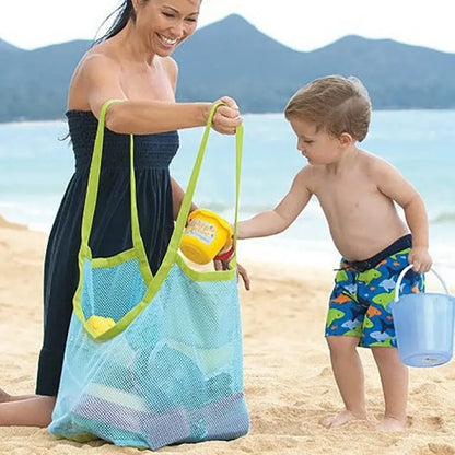 Sand-Away Mesh Beach Bag – Foldable Tote for Toys, Towels & Pool Gear