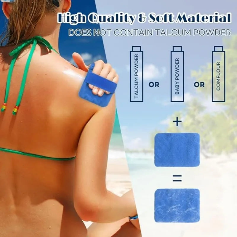 Beach Sand Remover Mitt – Soft Microfiber Sand-Off Pad for Adults & Kids