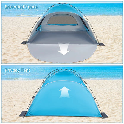 Night Cat Beach Tent – Shade Shelter for 2–4 People