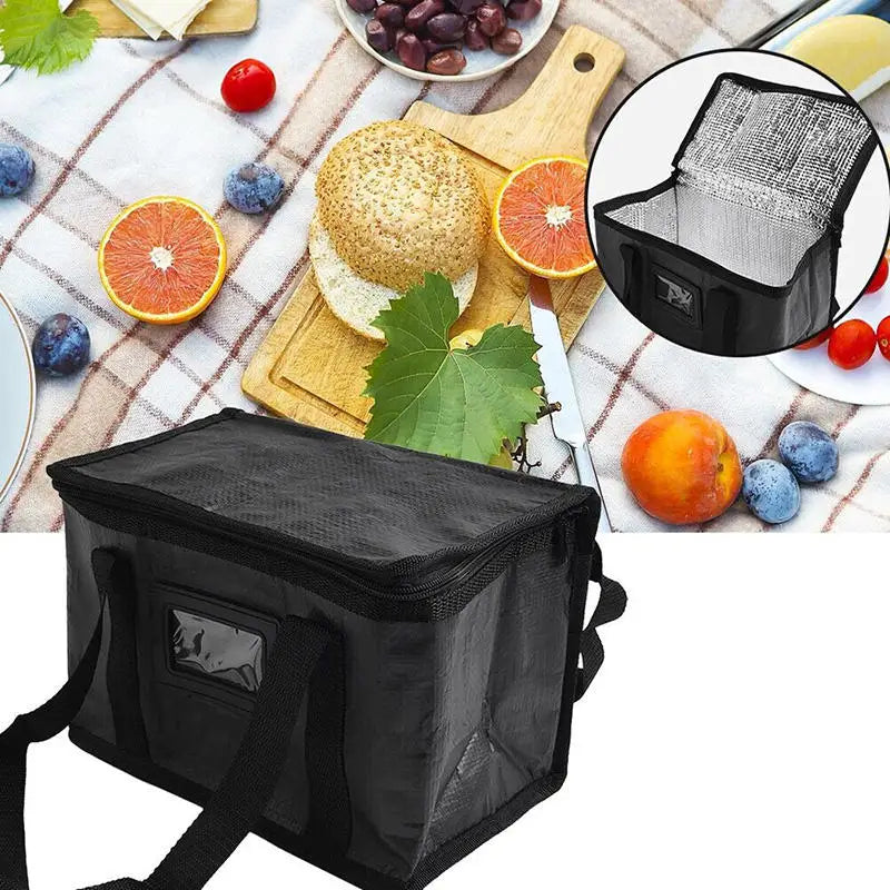 Large Insulated Cooler Tote – Leakproof Thermal Food Bag for Camping, Beach & Picnics