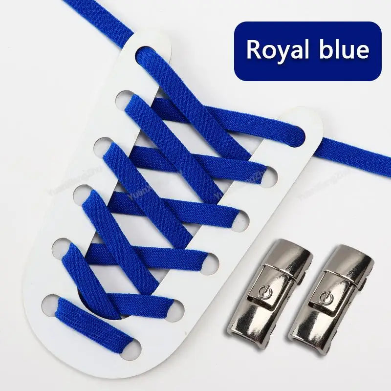No Tie Shoe laces Press Lock Shoelaces without ties Elastic Laces Sneaker Kids Adult Flat Shoelace for Shoes