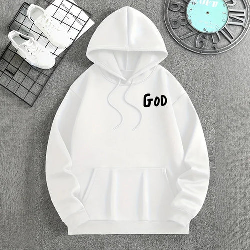 Christian AMEN Print Hoodie – Casual Faith Pullover for Men & Women