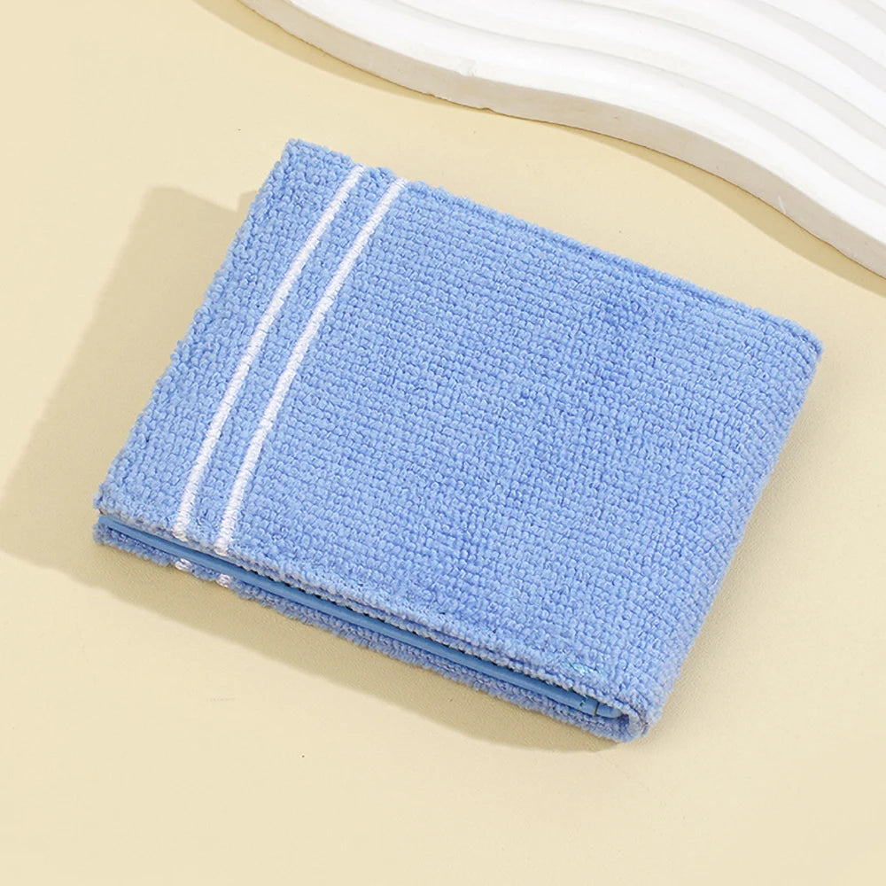 Cute Fuzzy Cartoon Wallet – Soft Plush Mini Wallet with Card Slots, Zip Pocket & Bifold Design