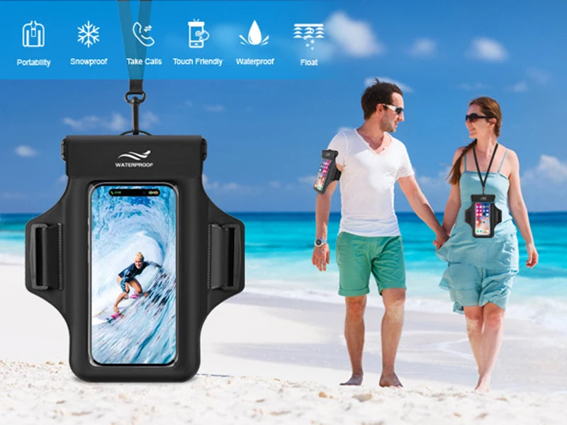 Waterproof Phone Pouch & Adjustable Armband