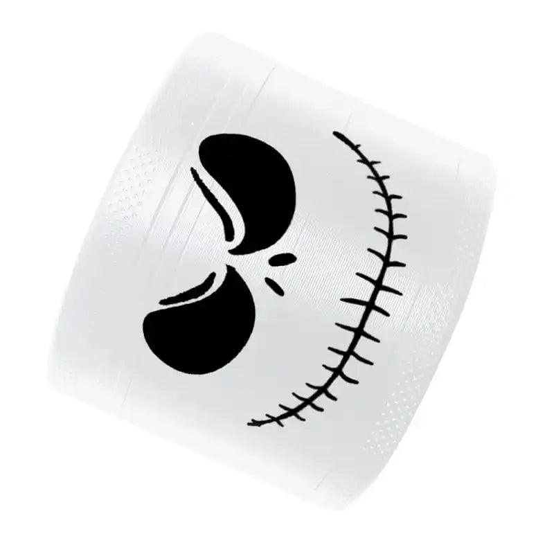 Jack Skellington Herb Grinder – 4-Piece Metal Grinder with Pollen Catcher | Halloween Edition