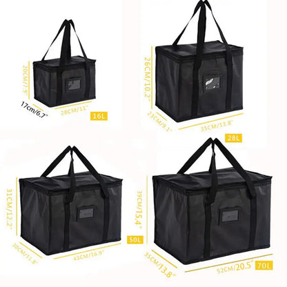 Large Insulated Cooler Tote – Leakproof Thermal Food Bag for Camping, Beach & Picnics