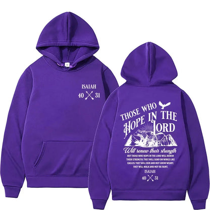 Y2K Jesus Letters Print Hoodie – Fleece Warm Streetwear Sweatshirt