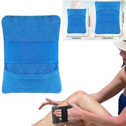 Beach Sand Remover Mitt – Soft Microfiber Sand-Off Pad for Adults & Kids