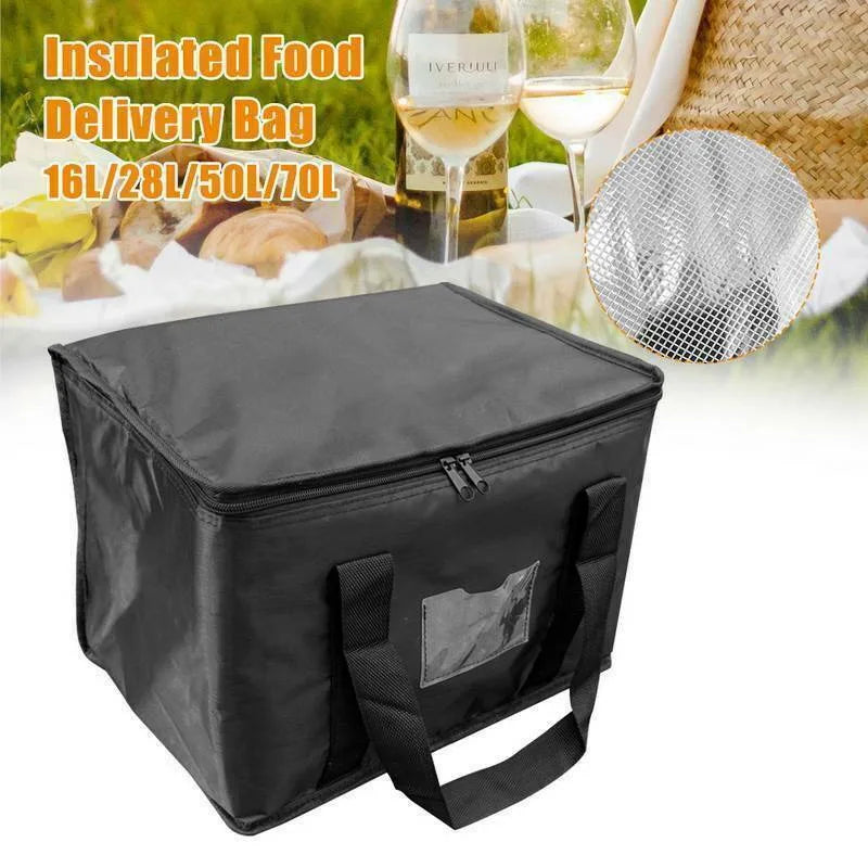 Large Insulated Cooler Tote – Leakproof Thermal Food Bag for Camping, Beach & Picnics