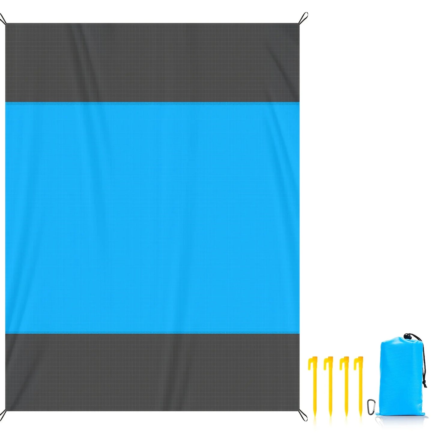 Large Sandproof Beach Blanket & Waterproof Picnic Mat