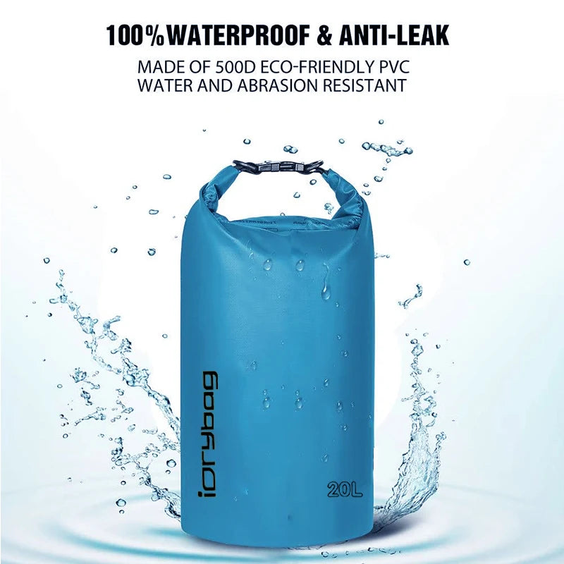 Waterproof Dry Bag Backpack – 2L to 20L | Kayaking, Rafting & Beach