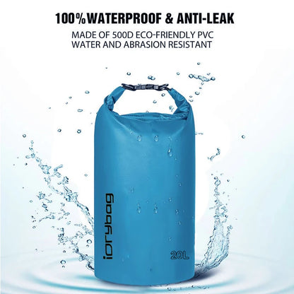 Waterproof Dry Bag Backpack – 2L to 20L | Kayaking, Rafting & Beach