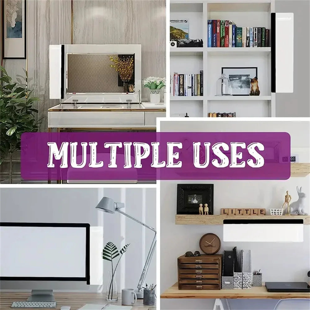 Acrylic Monitor Memo Board – Sticky Note Holder & Workspace Organizer