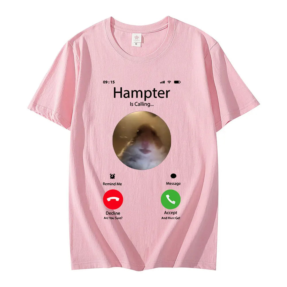Hamster Meme Graphic T-Shirt – Funny Oversized Streetwear Tee