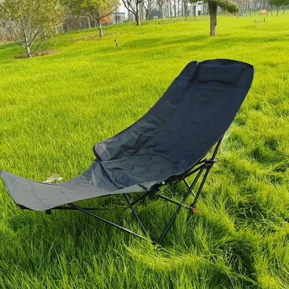 Heavy-Duty Foldable Beach Chair – Adjustable Height, 300 lb Capacity, Portable Camping & Outdoor Chair