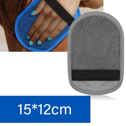 Beach Sand Remover Mitt – Soft Microfiber Sand-Off Pad for Adults & Kids